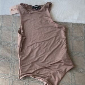 Missguided Taupe Bodysuit